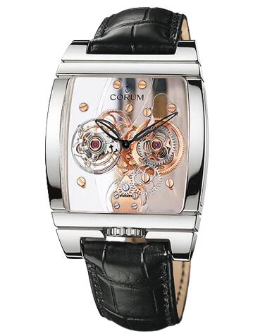 Review Copy Corum Golden Bridge Golden Tourbillon Panoramique Grey Sapphire Watch 382.850.70/0F01 0000
